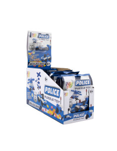 Polizia set costruzioni gr.5  Pz.20, Ingrosso caramelle dolciumi www.ilcaramellaio2.com 2