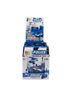 Polizia set costruzioni gr.5  Pz.20, Ingrosso caramelle dolciumi www.ilcaramellaio2.com