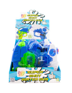 Pistola ad acqua super shot gr.5  Pz. 12 , Ingrosso caramelle dolciumi www.ilcaramellaio2.com