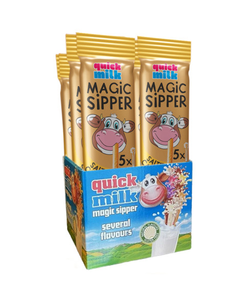 Salted caramel flavored straws for milk gr.30 Pcs.20, Wholesale of chocolate sweets and sweets www.ilcaramellaio2.com