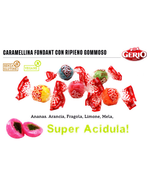 FRIZZI "PICA PICA" CANDY 3 Kg super sour, Wholesale sweets and sweets www.ilcaramellaio2.com