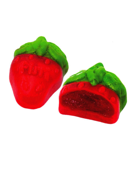 🍓 Fragola di Bosco Ripiena Fini, morbida caramella gommosa con cuore fruttato.