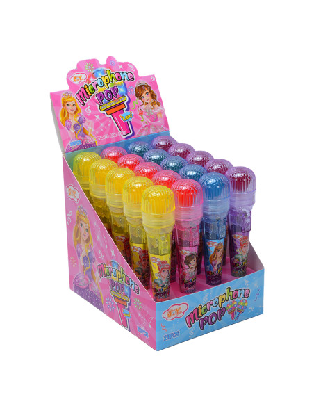 MICROPHONE POP Gr.9 Pcs.20, Wholesale sweets and sweets www.ilcaramellaio2.com
