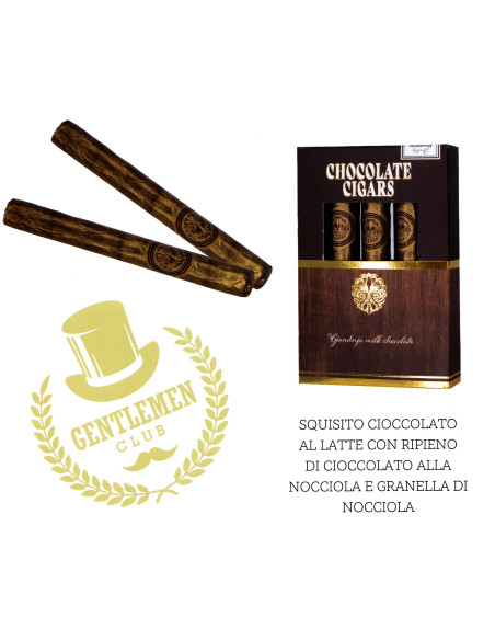 EXP. N° 12 BOXES N° 3 CHOCOLATE CIGARS 75 g, Wholesale of chocolate sweets and sweets www.ilcaramellaio2.com