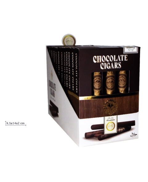 EXP. N° 12 BOXES N° 3 CHOCOLATE CIGARS 75 g, Wholesale of chocolate sweets and sweets www.ilcaramellaio2.com