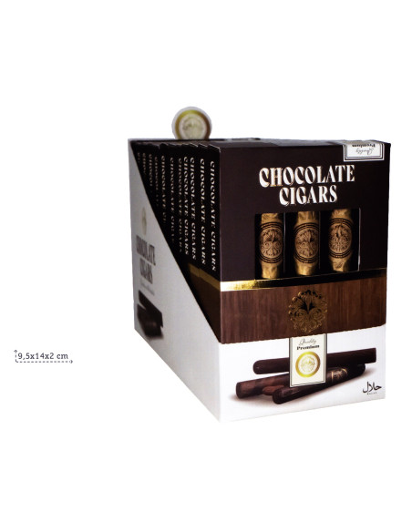 EXP. N° 12 BOXES N° 3 CHOCOLATE CIGARS 75 g, Wholesale of chocolate sweets and sweets www.ilcaramellaio2.com