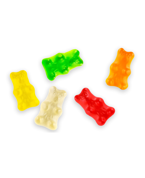 Orsetti Haribo ai gusti assortiti di frutta – caramelle gommose colorate nel pratico formato da 1 kg.