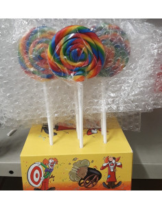 lecca lecca, lecca spirale, lecca arcobaleno, lollipop, dolciumi colorati, caramelle feste, candy bar, lecca grandi 2