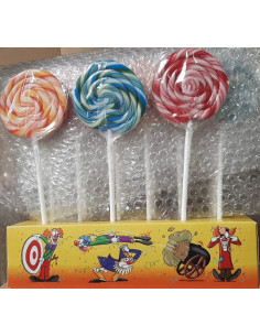 Lecca spirale gr55 pz 36 mediterraneo, lecca, spirale, sucre, mediterraneo, leccalecca, colorato, dolci, festa