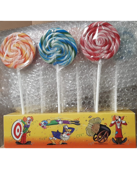 Lecca spirale gr55 pz 36 mediterraneo, lecca, spirale, sucre, mediterraneo, leccalecca, colorato, dolci, festa