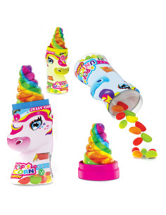 UNICORN POP e CANDY Pz.18  gr.50, unicorn, lollipop, jellybeans, candy, bambini, dolci 2