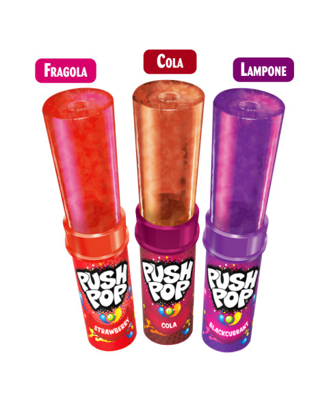 Pz.20 BAZOOKA PUSH POP Gr.15, Wholesale sweets and candies www.ilcaramellaio2.com