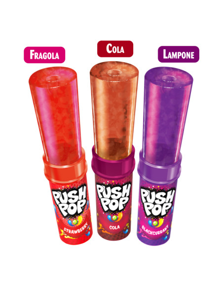 Pz.20 BAZOOKA PUSH POP Gr.15, Wholesale sweets and candies www.ilcaramellaio2.com