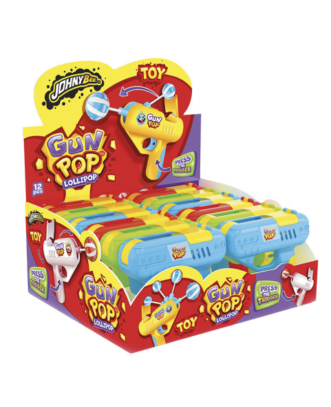 Pz.12 GUN POP TRIGGER Gr.10, Wholesale sweets and candies www.ilcaramellaio2.com
