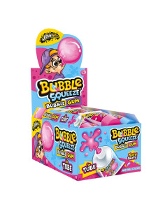 Pz.24 BUBBLE GUM SUEEZE Gr.30 , Ingrosso caramelle dolciumi www.ilcaramellaio2.com,bubblegum, squeeze, tubetto, bambini,