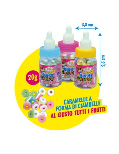 Pz.50 BOTTLE CANDY Gr.50, Ingrosso caramelle dolciumi www.ilcaramellaio2.com 2