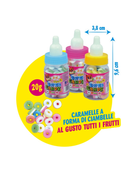 Pz.50 BOTTLE CANDY Gr.50, Wholesale sweets and candies www.ilcaramellaio2.com