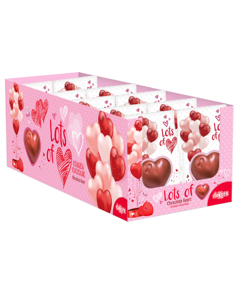 dekora, cuore, cioccolato, perlato, regalo, romantico, bomboniera
