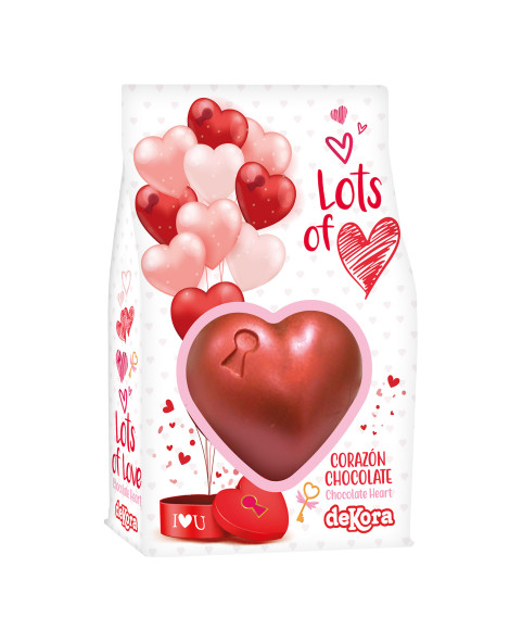 dekora, cuore, cioccolato, perlato, regalo, romantico, bomboniera