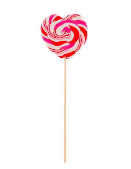 Mega spiral heart lollipop Gr.260 Pcs.10, Wholesale sweets and sweets www.ilcaramellaio2.com