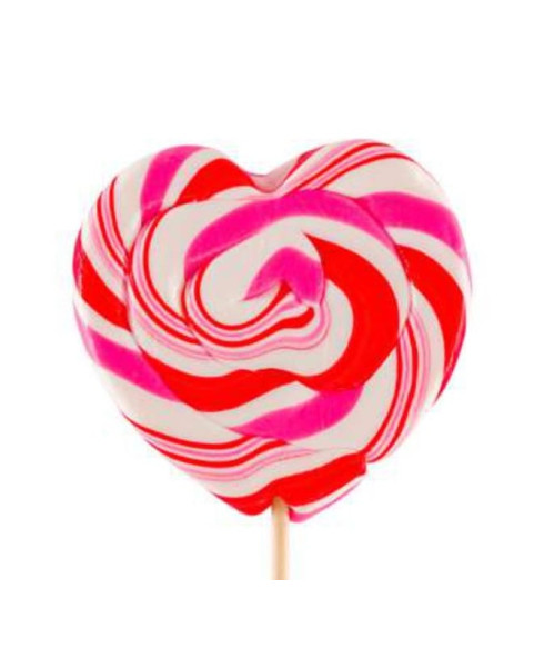 Mega spiral heart lollipop Gr.260 Pcs.10, Wholesale sweets and sweets www.ilcaramellaio2.com
