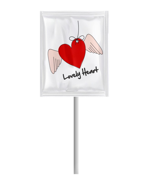 lecca red love, lecca lecca frutta, lecca lecca incartati, dolci festa bambini, confezione 100 pezzi, party bag bambini