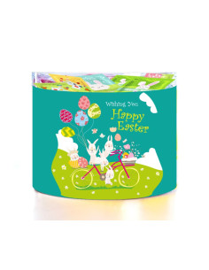 lecca happy easter, lecca lecca frutta, dolci festa pasqua, lecca lecca incartati, confezione 100 pezzi, party bag bambini
