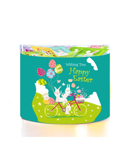 lecca happy easter, lecca lecca frutta, dolci festa pasqua, lecca lecca incartati, confezione 100 pezzi, party bag bambini