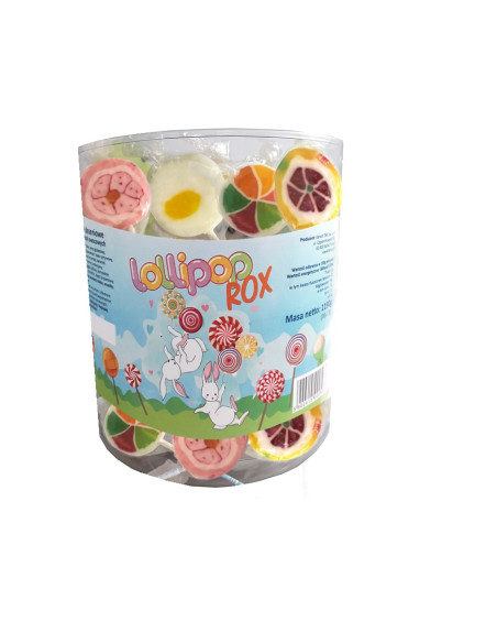 lecca spring rocks, lecca lecca frutta, dolci festa bambini, lecca lecca incartati, confezione 80 pezzi, party bag bambini