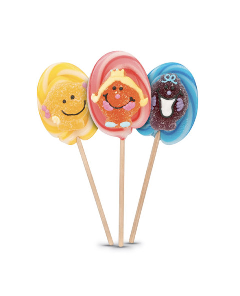 Mr Men and Little Miss Lollipop Box 81g Pc. 40, Wholesale sweets chocolate candy www.ilcaramellaio2.com