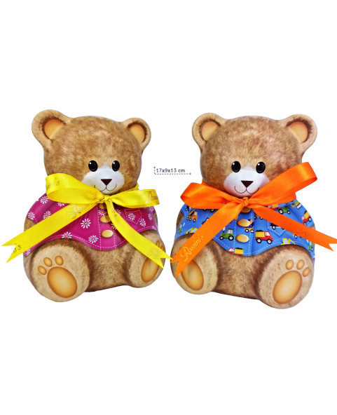 CT. N° 6 TIN TEDDY BEARS "PIGIAMOTTI" 200 g CO, Wholesale sweets and candies www.ilcaramellaio2.com