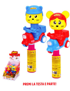 EXP. N° 12 "SCOOTER ANIMALETTI" 9 g, Wholesale sweets and candies www.ilcaramellaio2.com