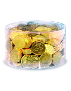 Cylinder Loose Coins mm.33 (275 pcs), Wholesale sweets and candies www.ilcaramellaio2.com