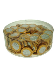 chocolate-coins,milk-chocolate,loose-chocolate,candy-display,chocolate-cylinder,bulk-sweets