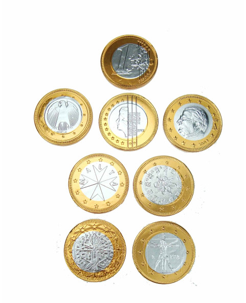 chocolate-coins,milk-chocolate,loose-chocolate,candy-display,chocolate-cylinder,bulk-sweets