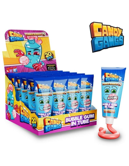 Candy Gangs Tubble bubble gr.20 Pz.20, Wholesale sweets and candies www.ilcaramellaio2.com