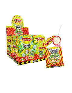 Nuclear Strike Sour Popping + lollipop gr.15 Pz.36, Wholesale sweets and candies www.ilcaramellaio2.com