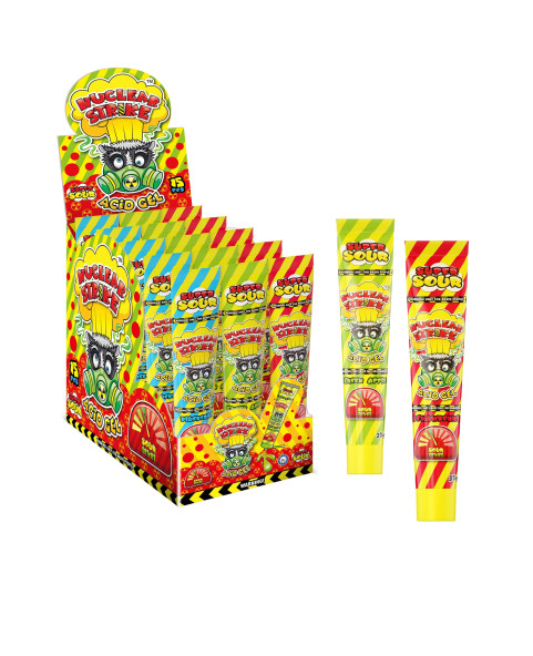 Nuclear Strike acid gel gr.35  Pz.15, Ingrosso caramelle dolciumi www.ilcaramellaio2.com