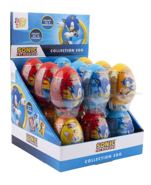 sonic,ovetto caramelle,dolciumi bambini,gadget bambini,ovetto plastica,frutta dolce,sorpresa,fan sonic