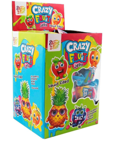 Gummy jelly fruit filling gr.16 Pz.60, Wholesale sweets and candies www.ilcaramellaio2.com