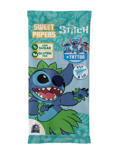 Stitch Edible paper 8 pcs with tattoo, Wholesale sweets and candies www.ilcaramellaio2.com