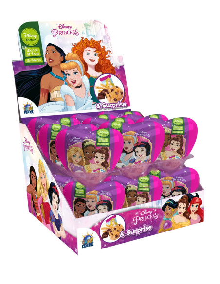 Plastic heart princesses with biscuits and surprise gr.11, Wholesale sweets and candies www.ilcaramellaio2.com