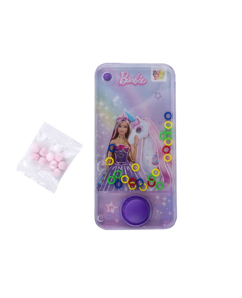 barbie-water-game,gioco-acqua-barbie,caramelle-alla-frutta,gadget-barbie,dolciumi-bambini,box-24-pezzi