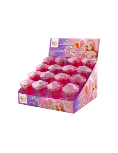 anello lecca lecca, candy ring luce, caramella fragola luminosa, gadget dolciumi, effetto luminoso, novità banco