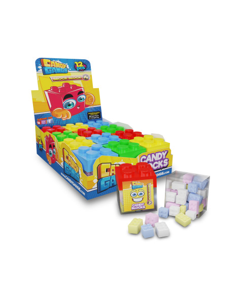 Candy Gangs Brock Block gr.40 Pz.12, Wholesale sweets and candies www.ilcaramellaio2.com