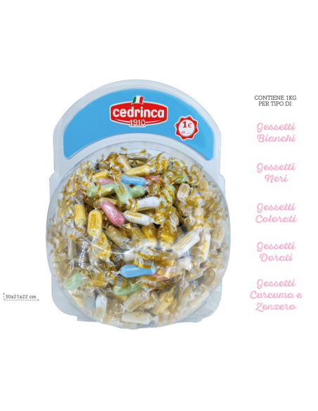 CT. N° 1 BOCCIA "GESSETTI INCARTATI" 5 KG, Wholesale sweets and candies www.ilcaramellaio2.com