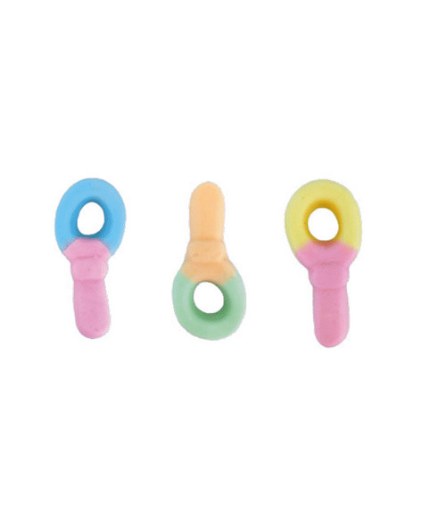 RAINBOW FOAM PACIFIERS Kg.2, Wholesale sweets and candies www.ilcaramellaio2.com
