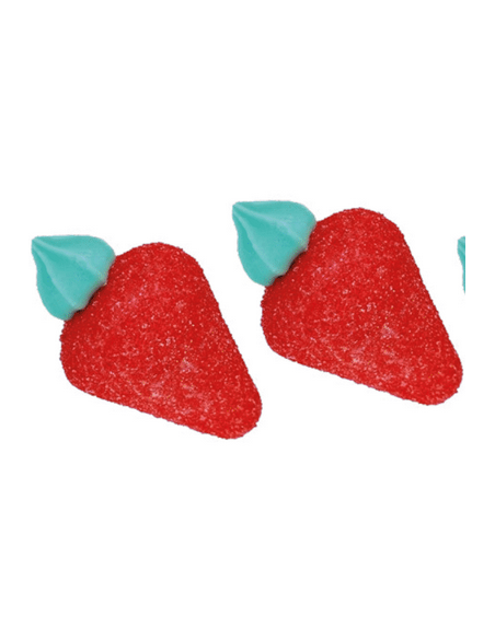 FRAGOLOTTE MALLOW FRIZZANTI 15/17 g  Kg.3,fragolotte-mallow, gommoso-frizzante, caramelle-fragola, dolciumi-sfusi, candy-buffet