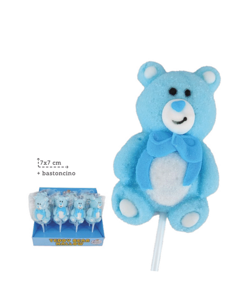 EXP. N° 12 MALLOW LOLLIPOP "BEARS" 35 g, Wholesale sweets and candies www.ilcaramellaio2.com