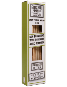 GRISSINI "RUBATA' 1964" CON ROSMARINO 150 g, Ingrosso caramelle e dolciumi www.ilcaramellaio2.com